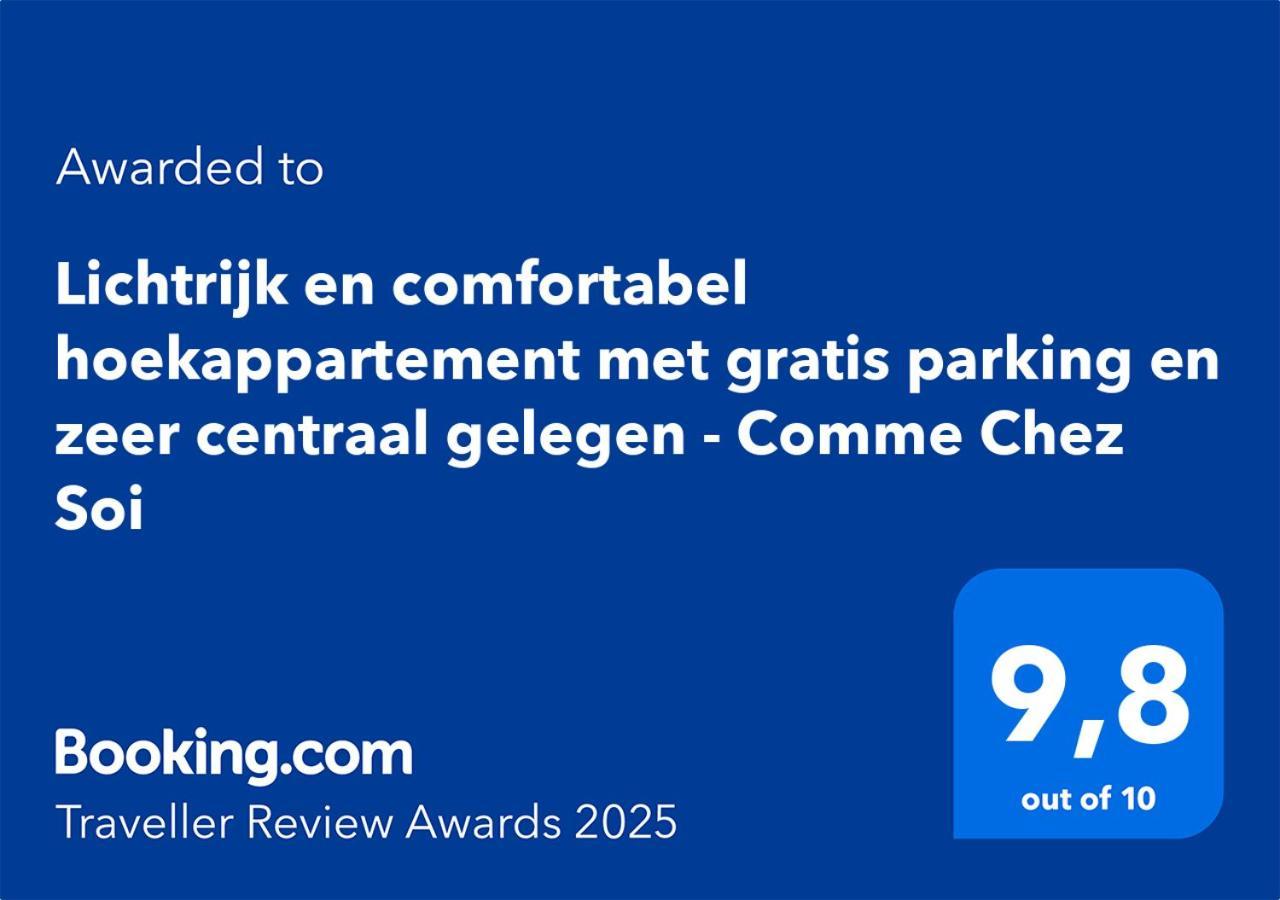 Lichtrijk En Comfortabel Hoekappartement Met Gratis Parking En Zeer Centraal Gelegen - Comme Chez Soi Ostende Extérieur photo